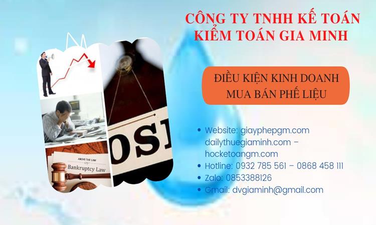 Thủ tục thành lập công ty kinh doanh phế liệu tại Quận Cái Răng