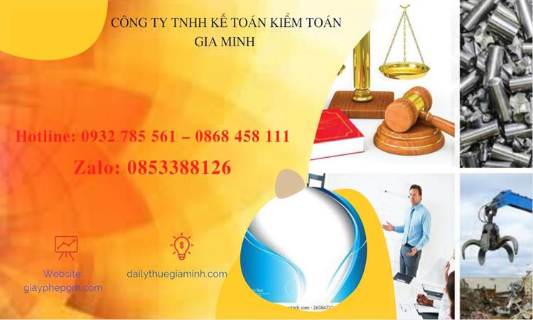 Thủ tục thành lập công ty kinh doanh phế liệu tại Quận Hoàng Mai