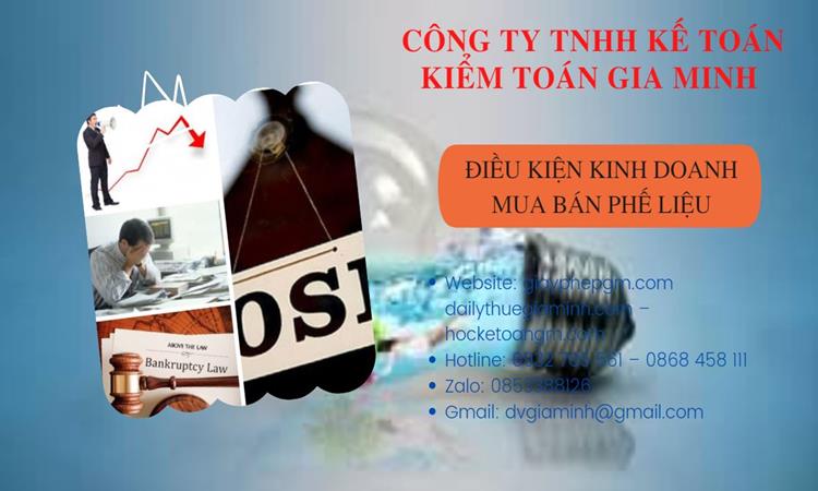 Thủ tục thành lập công ty kinh doanh phế liệu tại Quận Ô Môn