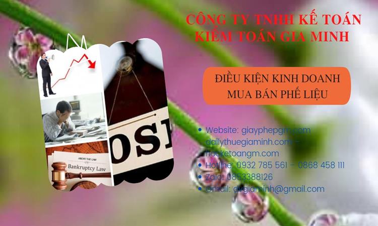 Thủ tục thành lập công ty kinh doanh phế liệu tại Quận Thốt Nốt