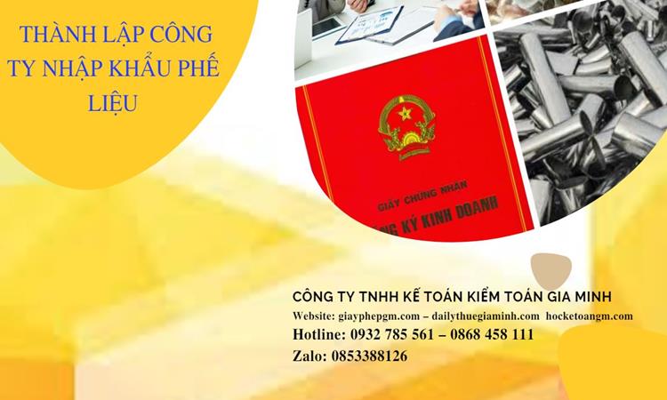 Thủ tục thành lập công ty kinh doanh phế liệu tại Thành Phố Thủ Đức