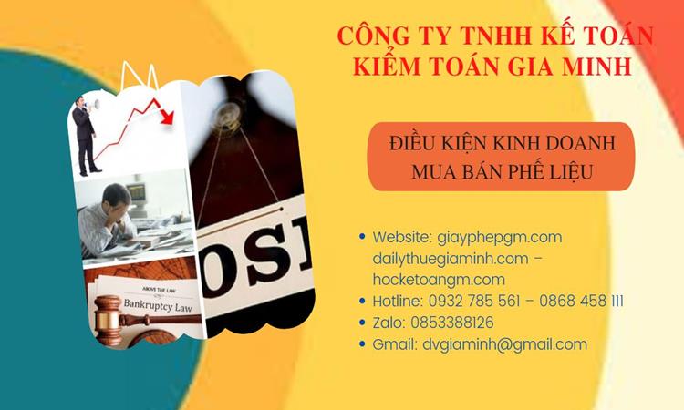 Thủ tục thành lập công ty kinh doanh phế liệu tại Thị Xã Duy Tiên