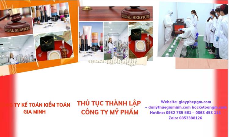 Thủ tục thành lập công ty mỹ phẩm tại Huyện Đan Phượng