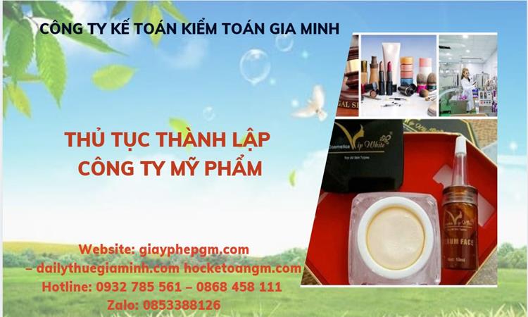 Thủ tục thành lập công ty mỹ phẩm tại Huyện Phúc Thọ