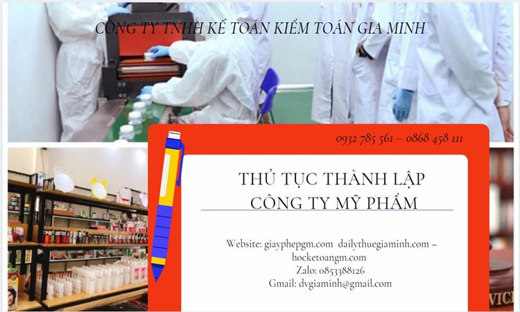 Thủ tục thành lập công ty mỹ phẩm tại Huyện Quốc Oai