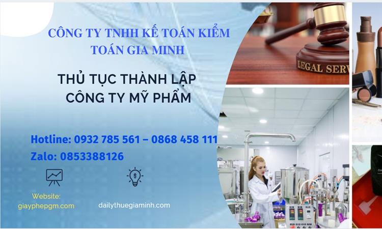 Thủ tục thành lập công ty mỹ phẩm tại Quận 2