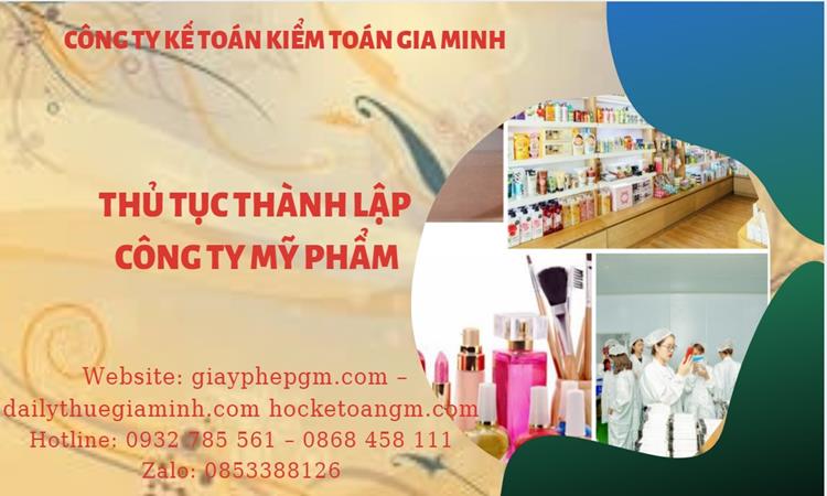 Thủ tục thành lập công ty mỹ phẩm tại Quận 4