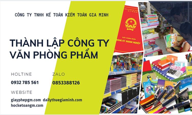 Thủ túc Thành lập công ty văn phòng phẩm tại Huyện Khoái Châu