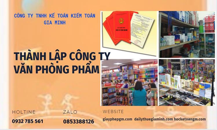 Thủ túc Thành lập công ty văn phòng phẩm tại Huyện Tiên Lữ