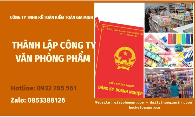 Thủ túc Thành lập công ty văn phòng phẩm tại Lai Châu