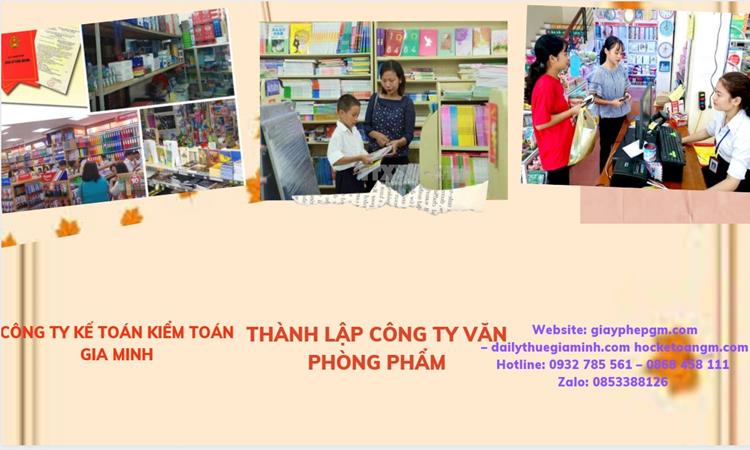 Thủ túc Thành lập công ty văn phòng phẩm tại Phú Quốc