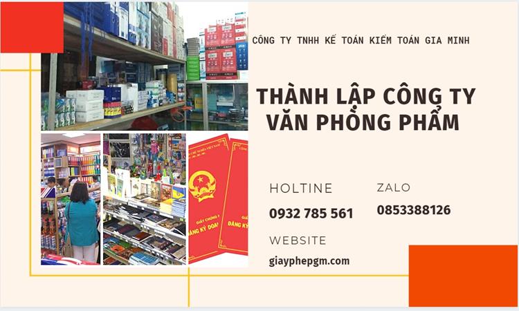Thủ túc Thành lập công ty văn phòng phẩm tại Quảng Ninh