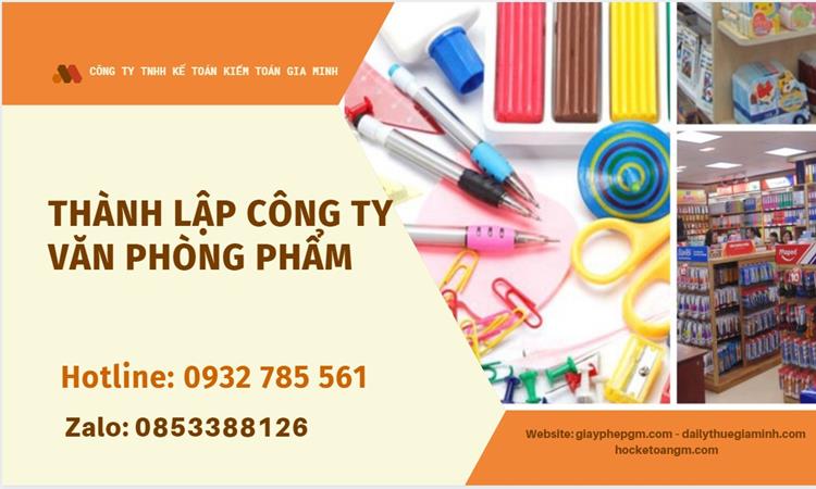 Thủ túc Thành lập công ty văn phòng phẩm tại Thị xã Mỹ Hào