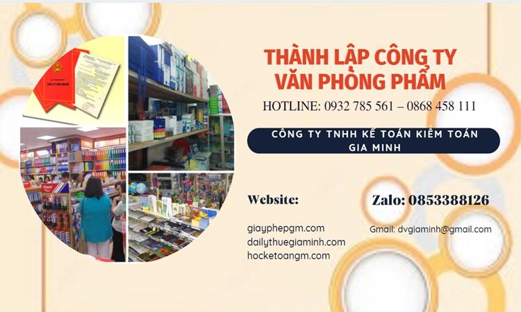 Thủ túc Thành lập công ty văn phòng phẩm tại TP Hưng Yên