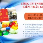 Thủ tục xin chứng nhận “thực hành tốt phân phối thuốc” 6 Thủ tục xin giấy chứng nhận thực hành phân phối thuốc tốt