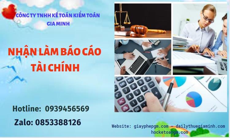 Nhận làm báo cáo tài chính giá rẻ tại bình định 4 Thuê dịch vụ báo cáo tài chính tại Bình Định
