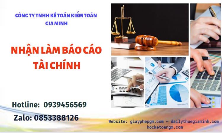  Thuê dịch vụ báo cáo tài chính tại Huyện Thanh Oai 