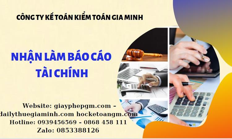  Thuê dịch vụ báo cáo tài chính tại Lâm Đồng 