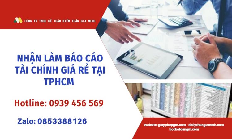 Thuê dịch vụ báo cáo tài chính tại TPHCM 