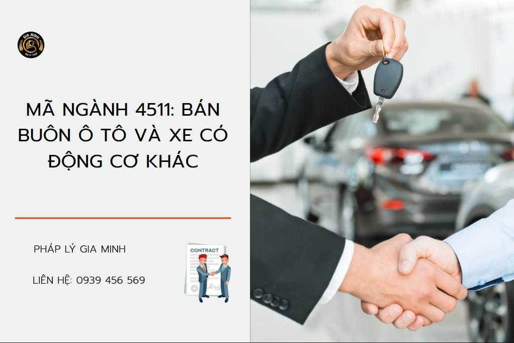 Mã ngành 4511 bán buôn ô tô