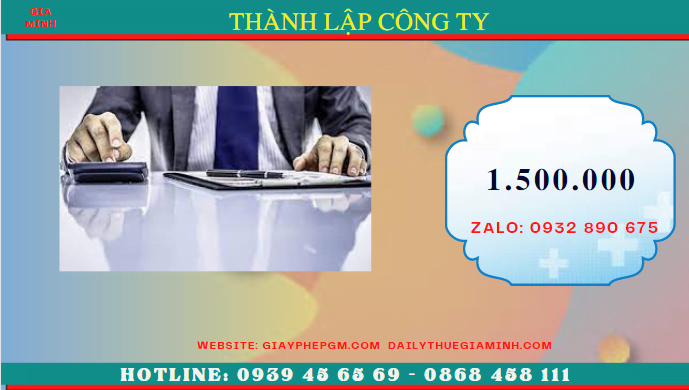 Chi phí thành lập công ty kinh doanh nhà hàng Thừa Thiên Huế