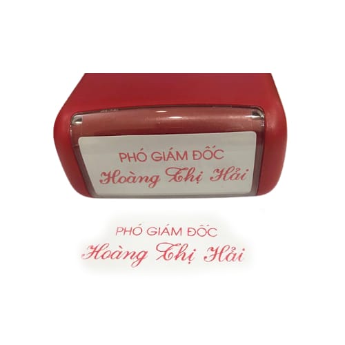 Con dấu chức danh của Công ty Gia Minh