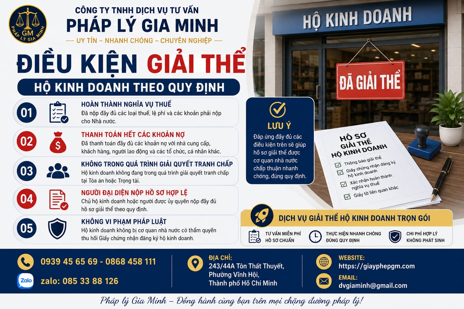 Điều kiện giải thể hộ kinh doanh theo quy định