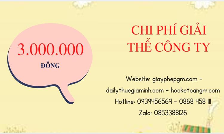 DỊCH VỤ GIẢI THỂ CÔNG TY DOANH NGHIỆP TẠI BÌNH THUẬN 5 Bảng giá giải thể công ty doanh nghiệp tại Bình Thuận