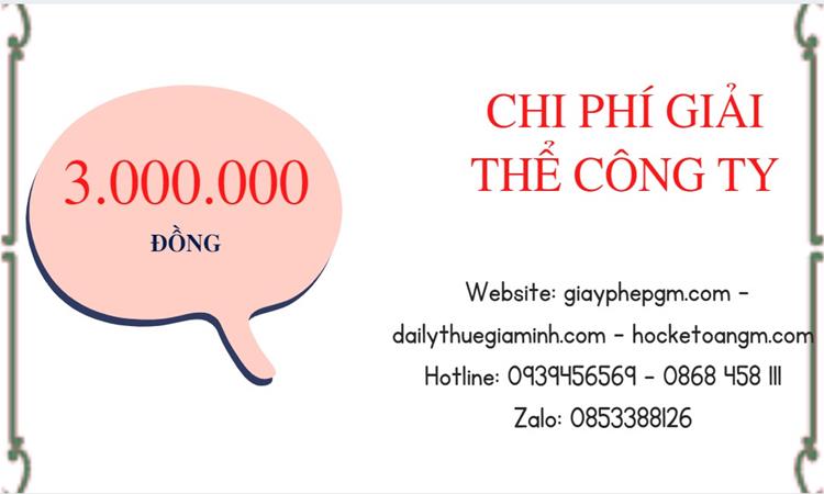 DỊCH VỤ GIẢI THỂ CÔNG TY DOANH NGHIỆP TẠI ĐỒNG NAI 5 Bảng giá giải thể công ty doanh nghiệp tại Đồng Nai