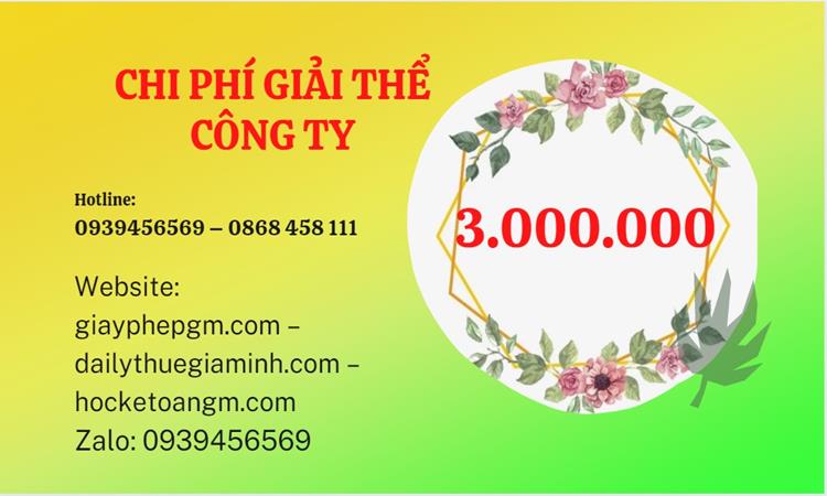 DỊCH VỤ GIẢI THỂ CÔNG TY DOANH NGHIỆP TẠI HUYỆN TỪ LIÊM UY TÍN – NHANH CHÓNG – TIẾT KIỆM 9 Bảng giá giải thể công ty doanh nghiệp tại Huyện Từ Liêm
