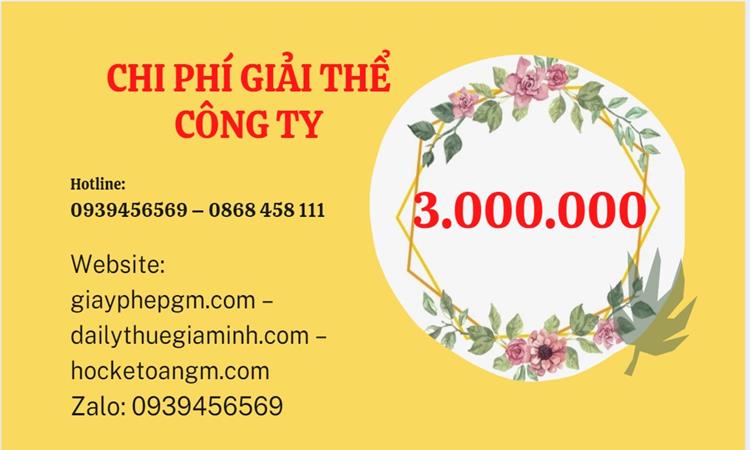 DỊCH VỤ GIẢI THỂ CÔNG TY DOANH NGHIỆP TẠI KIÊN GIANG 5 Bảng giá giải thể công ty doanh nghiệp tại Kiên Giang