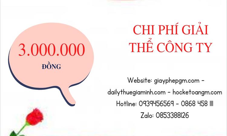 DỊCH VỤ GIẢI THỂ CÔNG TY DOANH NGHIỆP TẠI NINH THUẬN 5 Bảng giá giải thể công ty doanh nghiệp tại Ninh Thuận