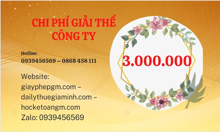 Bảng giá giải thể công ty doanh nghiệp tại Quận Hà Đông
