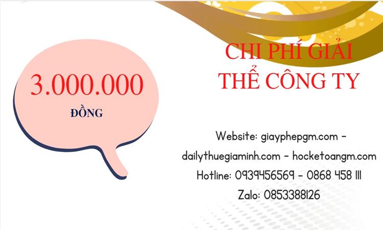 Bảng giá giải thể công ty doanh nghiệp tại TP Hưng Yên 