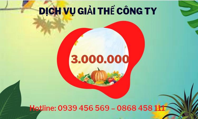 Bảng giá giải thể công ty uy tín trọn gói tại Bình Phước