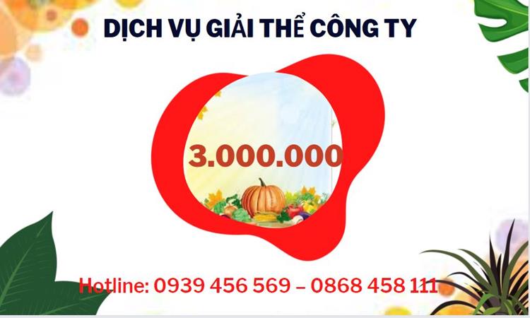Bảng giá giải thể công ty uy tín trọn gói tại Hòa Bình