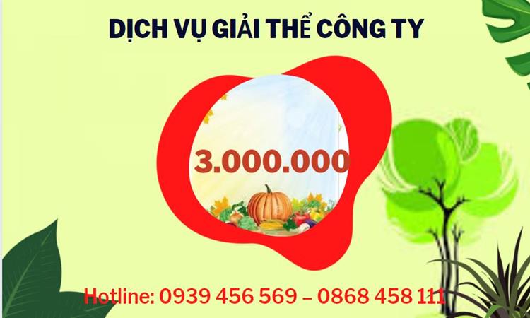 Bảng giá giải thể công ty uy tín trọn gói tại Khánh Hòa