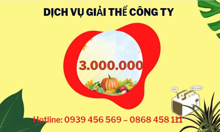 Bảng giá giải thể công ty uy tín trọn gói tại Ninh Thuận