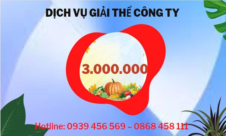 Bảng giá giải thể công ty uy tín trọn gói tại Thành phố Cần Thơ