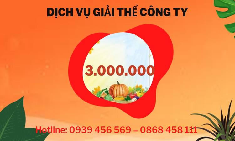 DỊCH VỤ GIẢI THỂ CÔNG TY TẠI VŨNG TÀU UY TÍN VÀ TRỌN GÓI 5 Bảng giá giải thể công ty uy tín trọn gói tại Vũng Tàu