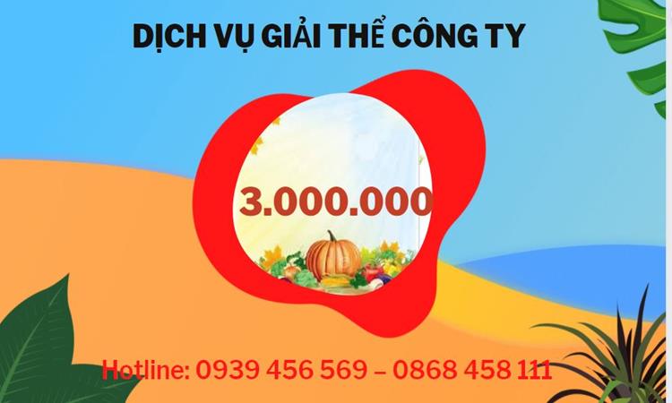 Bảng giá giải thể công ty uy tín trọn gói tại Yên Bái