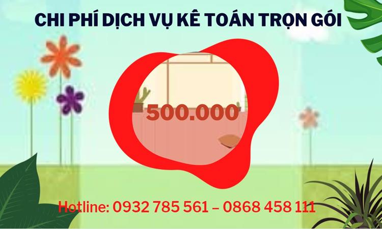 Bảng giá kế toán thuế tại Huyện đảo Bạch Long Vĩ  