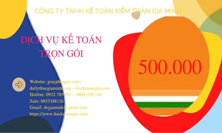 DỊCH VỤ KẾ TOÁN THUẾ HUYỆN ĐẢO CÁT HẢI 5 Bảng giá kế toán thuế tại Huyện đảo Cát Hải