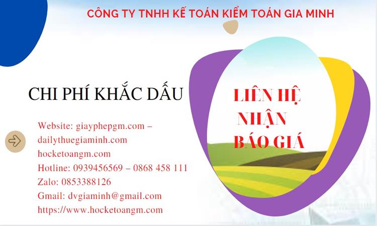 Bảng giá khắc dấu lấy ngay tại Huyện Thanh Liêm 