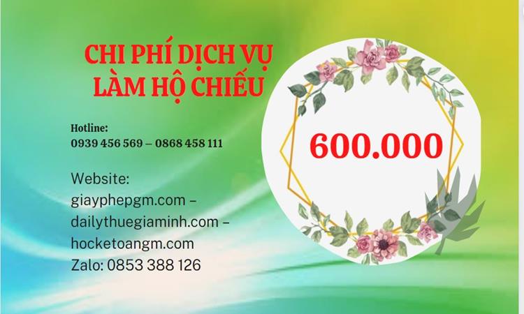 Làm hộ chiếu ở vĩnh phúc 5 Bảng giá làm hộ chiếu ở Vĩnh Phúc nhanh
