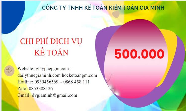 Bảng giá thuê kế toán thuế trọn gói tại Huyện Chương Mỹ