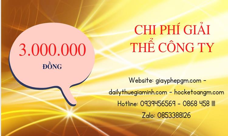 Chi phí giải thể công ty tại An Giang uy tín đảm bảo