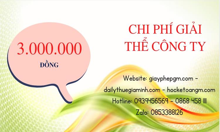 Thủ tục giải thể công ty tại Bình Định uy tín đảm bảo 5 Chi phí giải thể công ty tại Bình Định uy tín đảm bảo