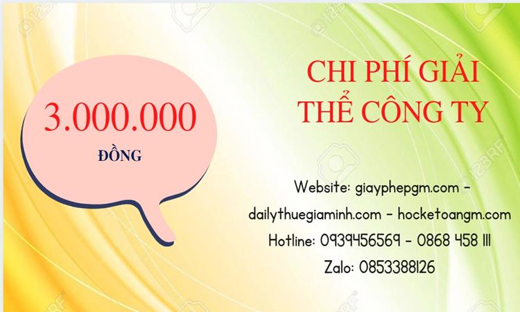 Chi phí giải thể công ty tại Bình Dương uy tín đảm bảo
