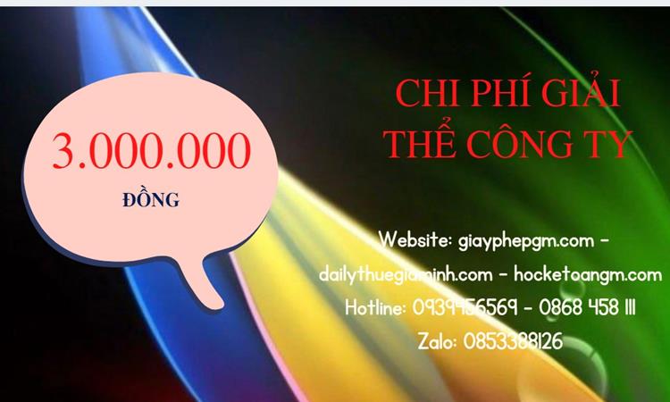 Chi phí giải thể công ty tại Đồng Tháp uy tín đảm bảo